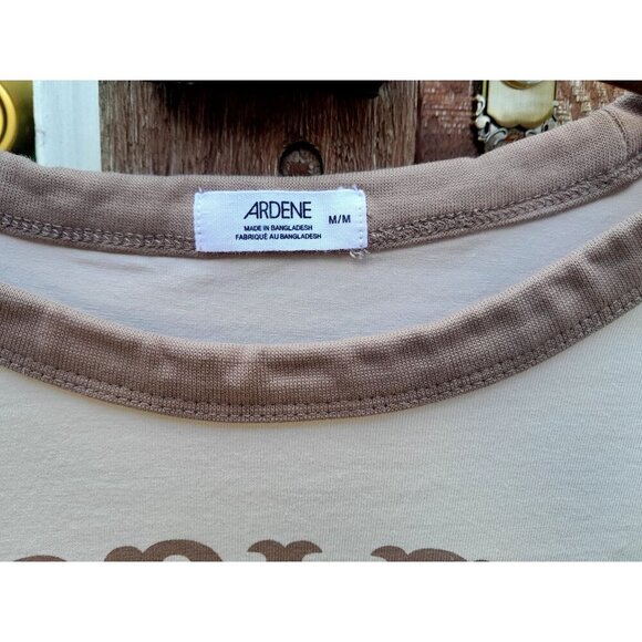 Ardene Saddle Up Buttercup Crop Tee Size M - Picture 5 of 5